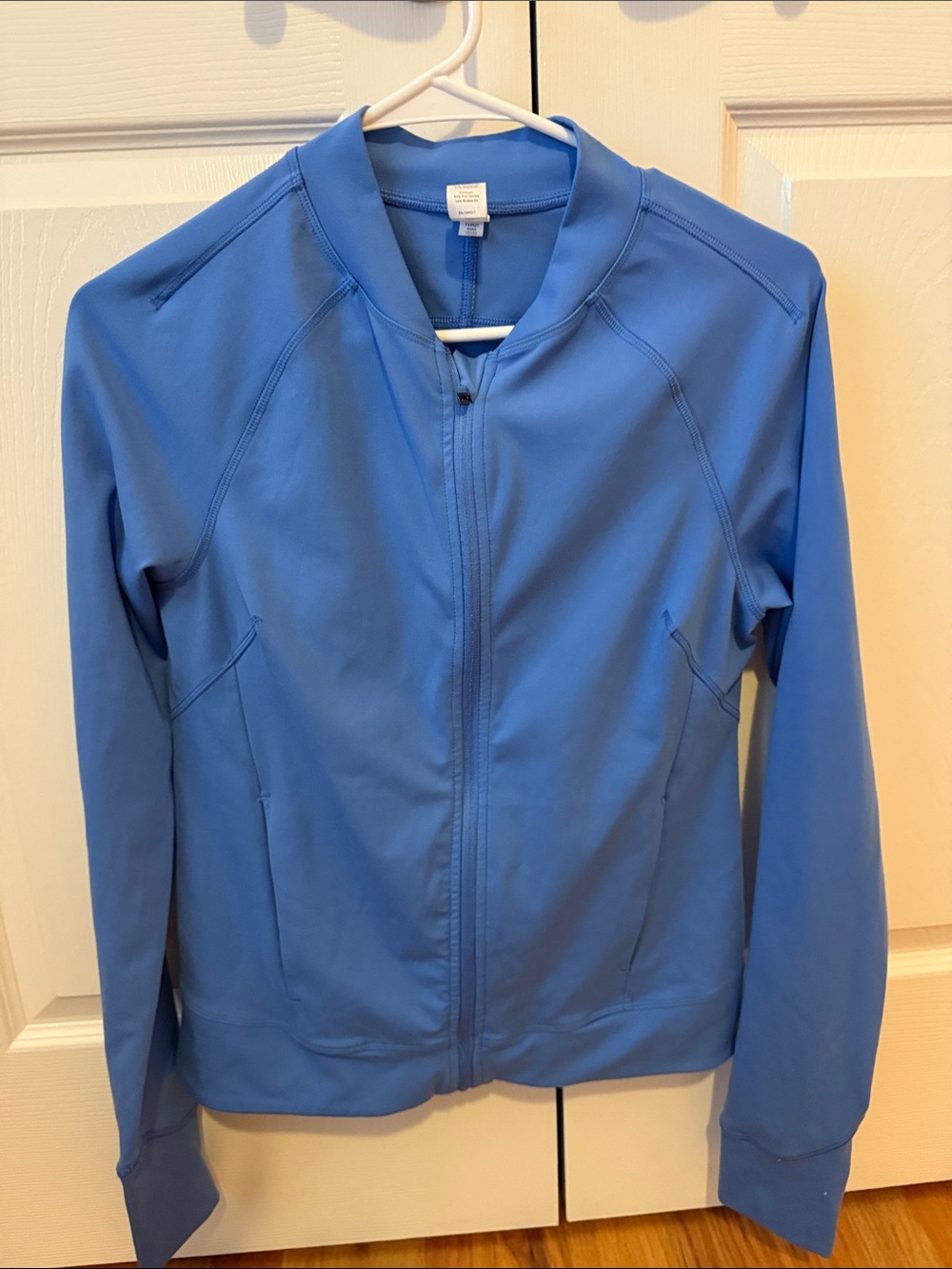Lux Sky Blue Bomber Jacket